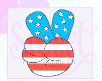 Peace Sign Cookie Cutter. Peace Cookie Cutter. Groovy July 4th Cookie Cutter. Hippie Cookie Cutter. Retro Cookie Cutter. Fondant Cutter.