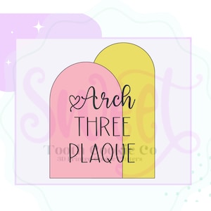 Arch Cookie Cutter. Arch Plaque Cookie Cutter. Shape Cookie Cutter. Basic Shape Cookie Cutter. Fondant Cutter. Polymer Clay Cutter.
