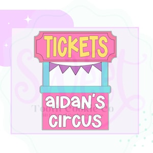Circus Cookie Cutter. Ticket Cookie Cutter. Circus Ticket Cookie Cutter. Carnival Cookie Cutter. Movie Ticket Cookie Cutter. Fondant Cutter.