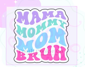 Mom Hand Lettered Mothers Day Cookie Cutter. Mom Cookie Cutter. Mothers Day Cookie Cutter. Fondant Cutter. Sweet Tooth Cookie Co