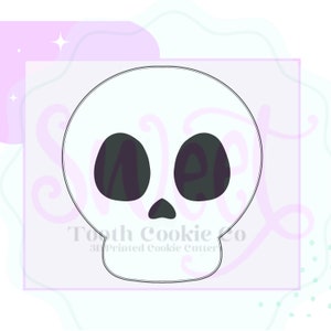 Skull Cookie Cutter. Skeleton Cookie Cutter. Skeleton Head Cookie Cutter. Spooky Cookie Cutter. Halloween Cookie Cutter. Fondant Cutter.
