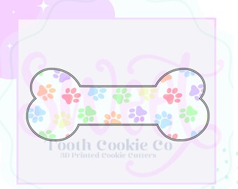 Skinny Bone Cookie Cutter. Dog Bone Cookie Cutter. Dog Cookie Cutter. Dog Treat Cookie Cutter. Dog Biscuit Cookie Cutter.