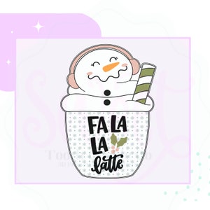 Snowman Cookie Cutter. Snowman Mug Cookie Cutter. Mug Cookie Cutter. Christmas Mug Cookie Cutter. Christmas Cookie Cutter. Mug Cup Cookie.