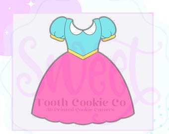 Princess Dress Cookie Cutter. Ball Gown Dress Cookie Cutter. Princess Cookie Cutter. Dress Cookie Cutter. Wedding Dress Cookie Cutter
