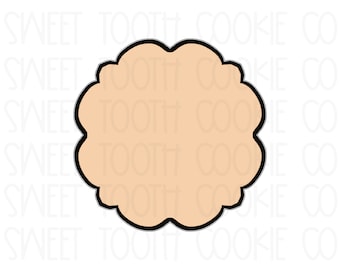 Plaque Cookie Cutter 3D Printed Food Safe PLA Cookie Cutter. Baby Shower Plaque 3D Printed Food Safe PLA Cookie Cutter.