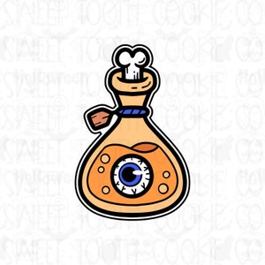 Magic Potion Cookie Cutter. Potion Bottle Cookie Cutter. Spooky Potion Cookie Cutter. Witches Potion Cookie Cutter. Fondant Cutter.