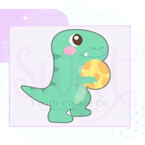 T-Rex Cookie Cutter. Dino Birthday Cookie Cutter. Dino Cookie Cutter. Dinosaur Cookie Cutter. Dino Egg Cookie Cutter. Fondant Cutter.