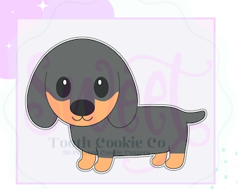 Wiener Dog Cookie Cutter. Dachshund Cookie Cutter. Weenie Dog Cookie Cutter. Cute Dog Cookie Cutter. Dog Cookie Cutter. Dog Shape Cutter