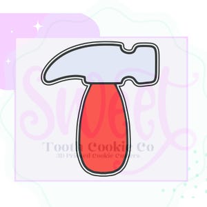 Hammer Cookie Cutter. Tool Cookie Cutter. Construction Cookie Cutter. Father&#39;s Day Cookie Cutter. Fondant Cutter. Sweet Tooth Cookie Cutter