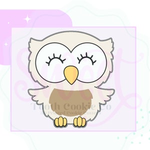 Owl Cookie Cutter. Woodland Animal Cookie Cutter. Forest Friends Cookie Cutter. Animal Cookie Cutter. Bird Cookie Cutter. Fondant Cutter.