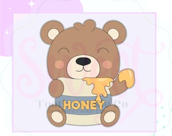 Honey Bear Cookie Cutter. Baby Bear Cookie Cutter. Honey Jar Cookie Cutter. Honey Cookie Cutter. Bear Cookie Cutter. Baby Bear Cookie Cutter