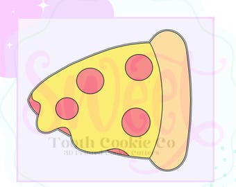 Pizza Slice Cookie Cutter. Dripping Pizza Slice Cookie Cutter. Pizza Cookie Cutter. Food Cookie Cutter. Slice Shape Cookie Cutter.