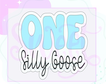 One Silly Goose Cookie Cutter. Birthday Goose Cookie Cutter. Goose Cookie Cutter. First Birthday Cookie Cutter. Duck Cookie Cutter.
