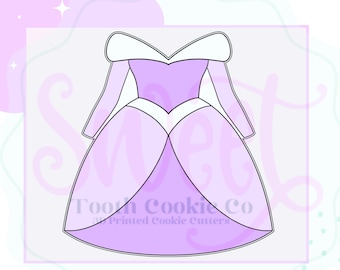 Princess Dress Cookie Cutter. Long Sleeve Dress Cookie Cutter. Princess Cookie Cutter. Dress Cookie Cutter. Wedding Dress Cookie Cutter