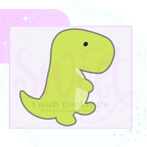 T-Rex Cookie Cutter. Dino Birthday Cookie Cutter. Dino Cookie Cutter. Dinosaur Cookie Cutter. Dino Cookie Cutter. Fondant Cutter.