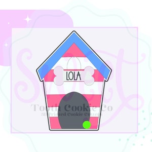 Skinny Dog House Cookie Cutter. Bird House Cookie Cutter. House Cookie Cutter. Hut Cookie Cutter. Fondant Cutter. Sweet Tooth Cookie Co.