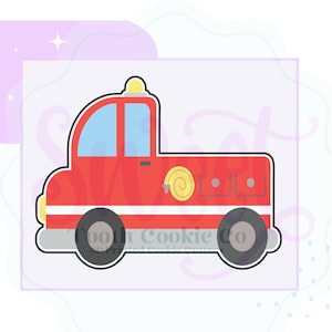 Fire Truck Cookie Cutter. Firetruck Cookie Cutter. Fireman Theme Cookie Cutter. Firefighter Cookie Cutter. Truck Cookie Cutter.