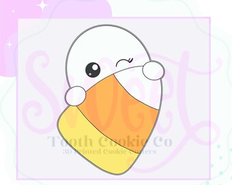 Candy Corn And Ghost Cookie Cutter. Candy Corn Cookie Cutter. Ghost Cookie Cutter. Halloween Candy Cookie Cutter. Candy Cookie Cutter.