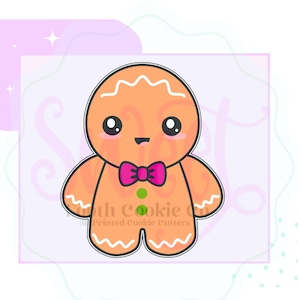 Gingerbread Man Cookie Cutter. Gingerbread Boy Cookie Cutter. Gingerbread Cookie Cutter. Christmas Cookie Cutter. Winter Cookie Cutter