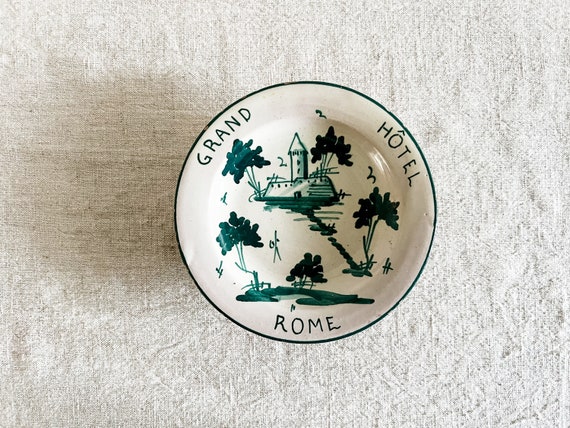 Vintage Rome Hand Painted Dish - image 1