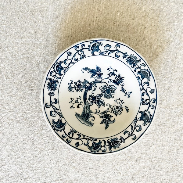 Vintage Floral Plate