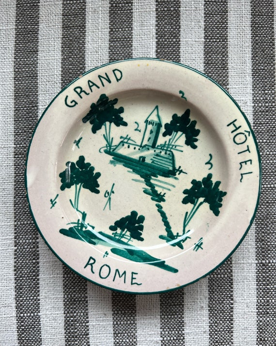 Vintage Rome Hand Painted Dish - image 2