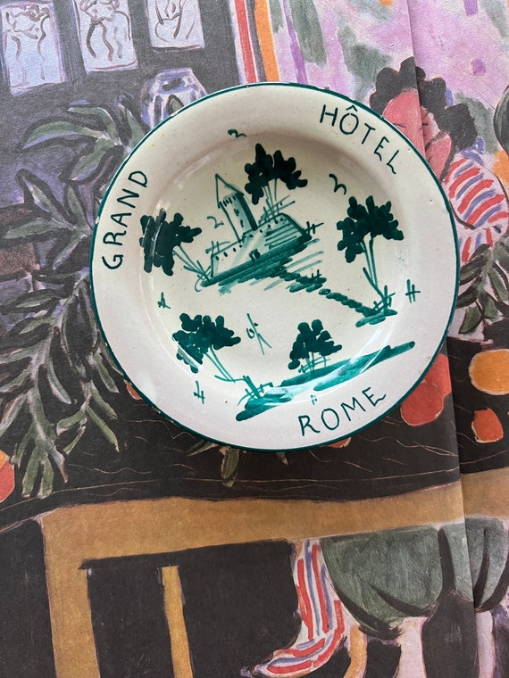 Vintage Rome Hand Painted Dish - image 5