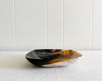 Vintage Square Decorative Horn Bowl