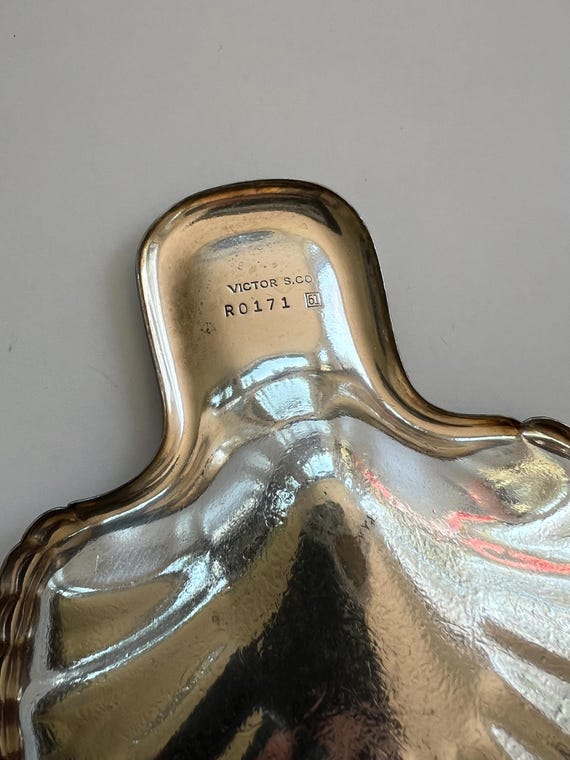 Vintage Silver-Plated Shell Dish - image 8