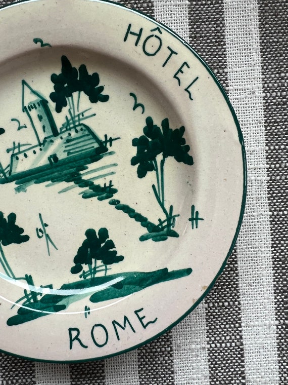 Vintage Rome Hand Painted Dish - image 3