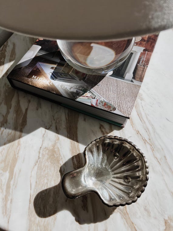 Vintage Silver-Plated Shell Dish - image 4