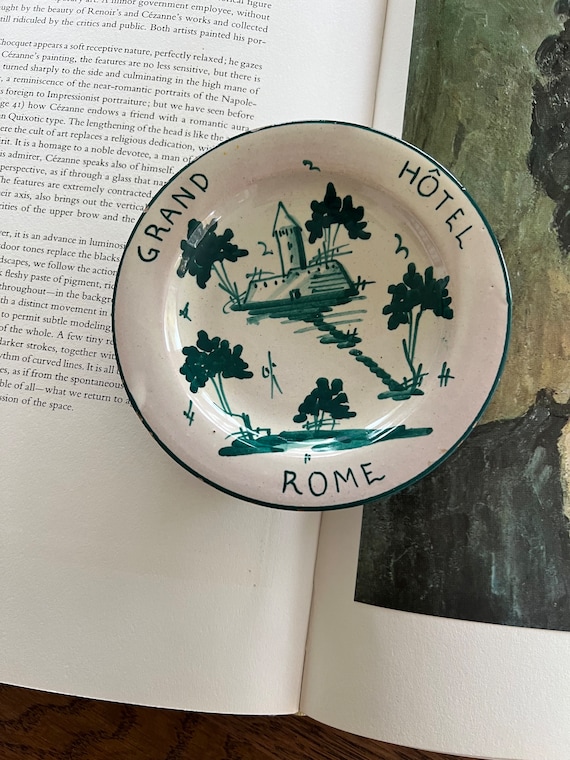 Vintage Rome Hand Painted Dish - image 10