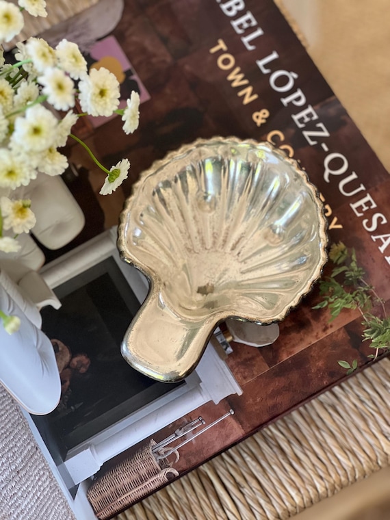 Vintage Silver-Plated Shell Dish - image 5