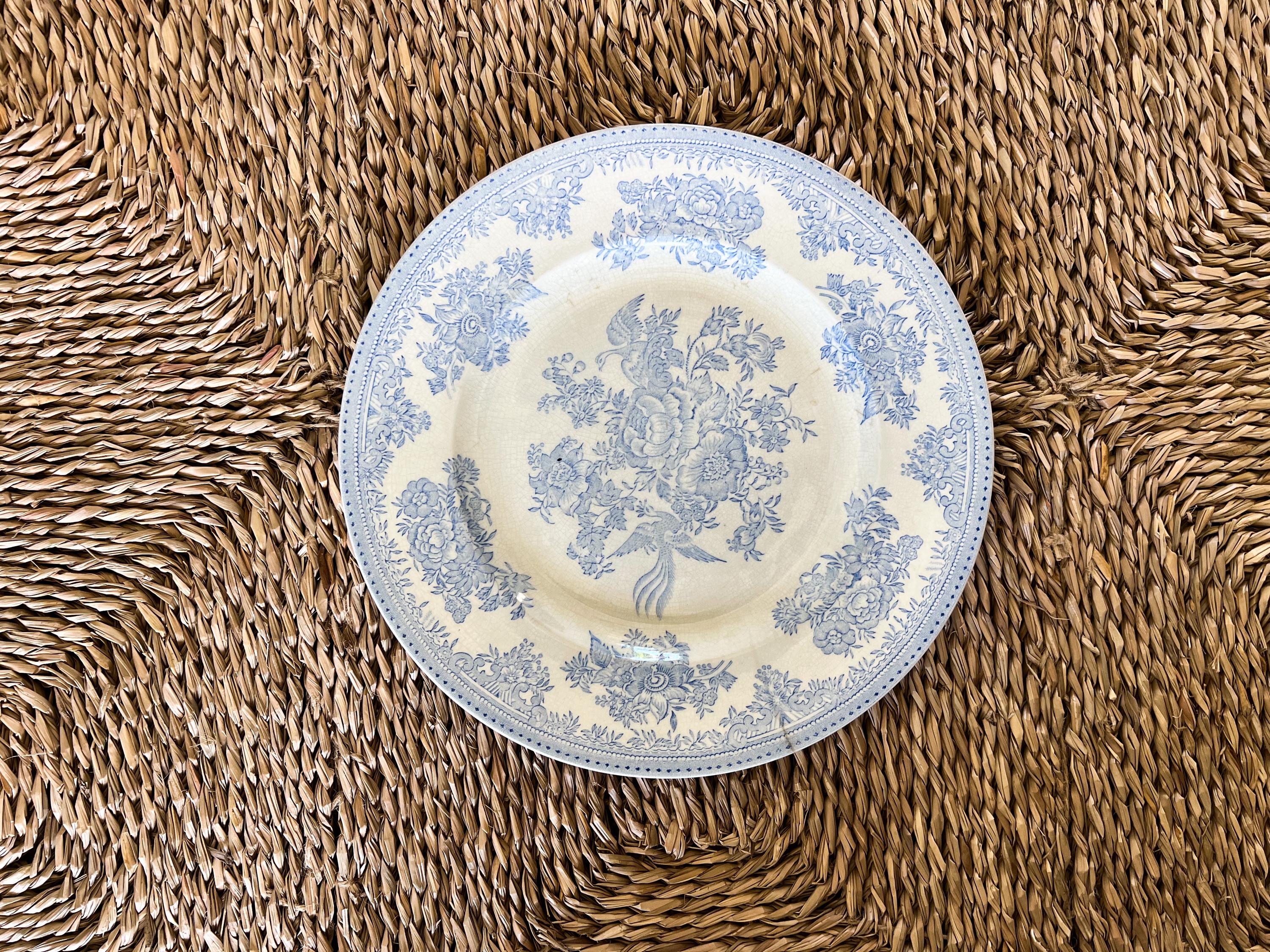 Burleigh Blue Asiatic Pheasants - Etsy