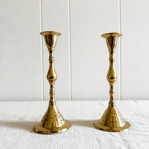 Brass Candlestick Set of 2