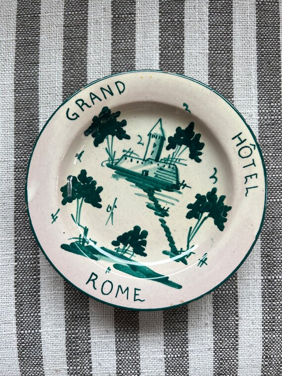 Vintage Rome Hand Painted Dish - image 8