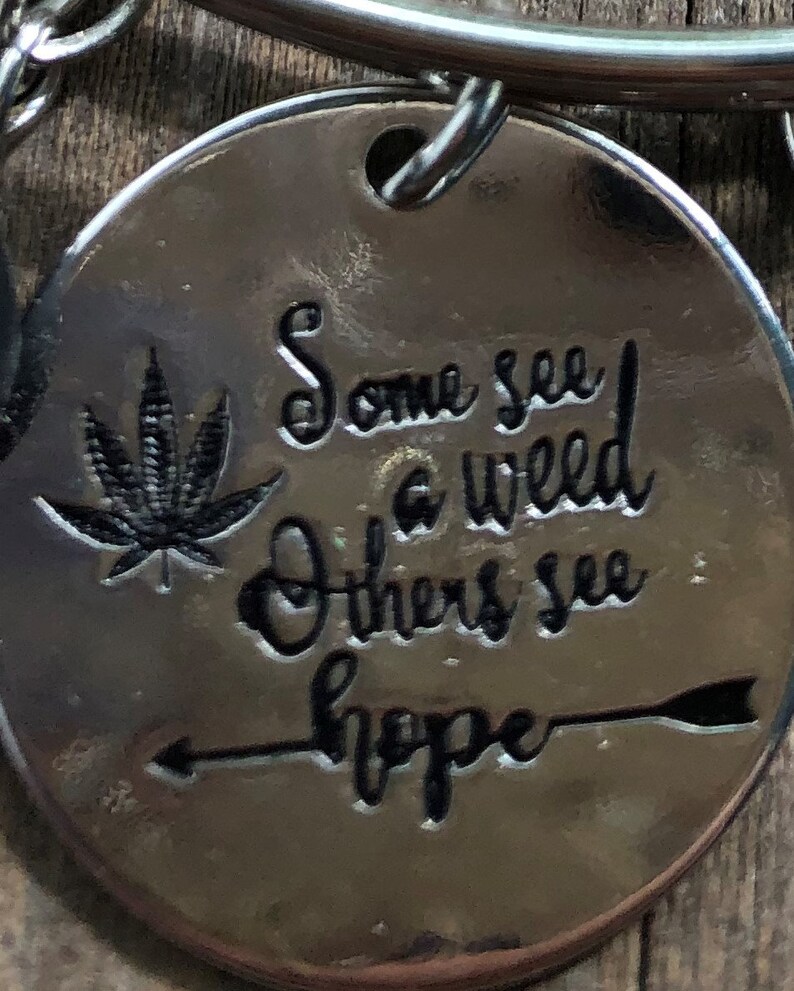 Cannabis leaf bangle bracelet Stoner Weed gift Marijuana bracelet