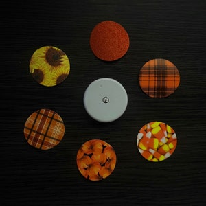 SEASONAL Fall Pack - Freestyle Libre CGM Stickers - Pack of 6 Stickers