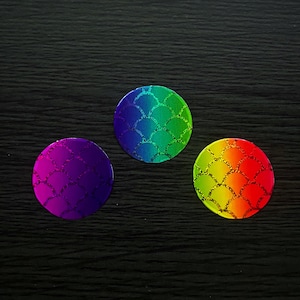 Rainbow Holographic Mermaid - Freestyle Libre 2 CGM Decals - Pack of 3 Stickers