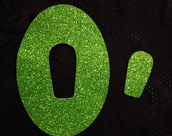 Pea Green Dexcom G6 Glitter Patch