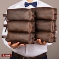 Groomsmen toiletry bags set of 6 or single groomsman bag, leather case groomsmen gift, groom toiletry bag, groomsmen proposal gift product logo