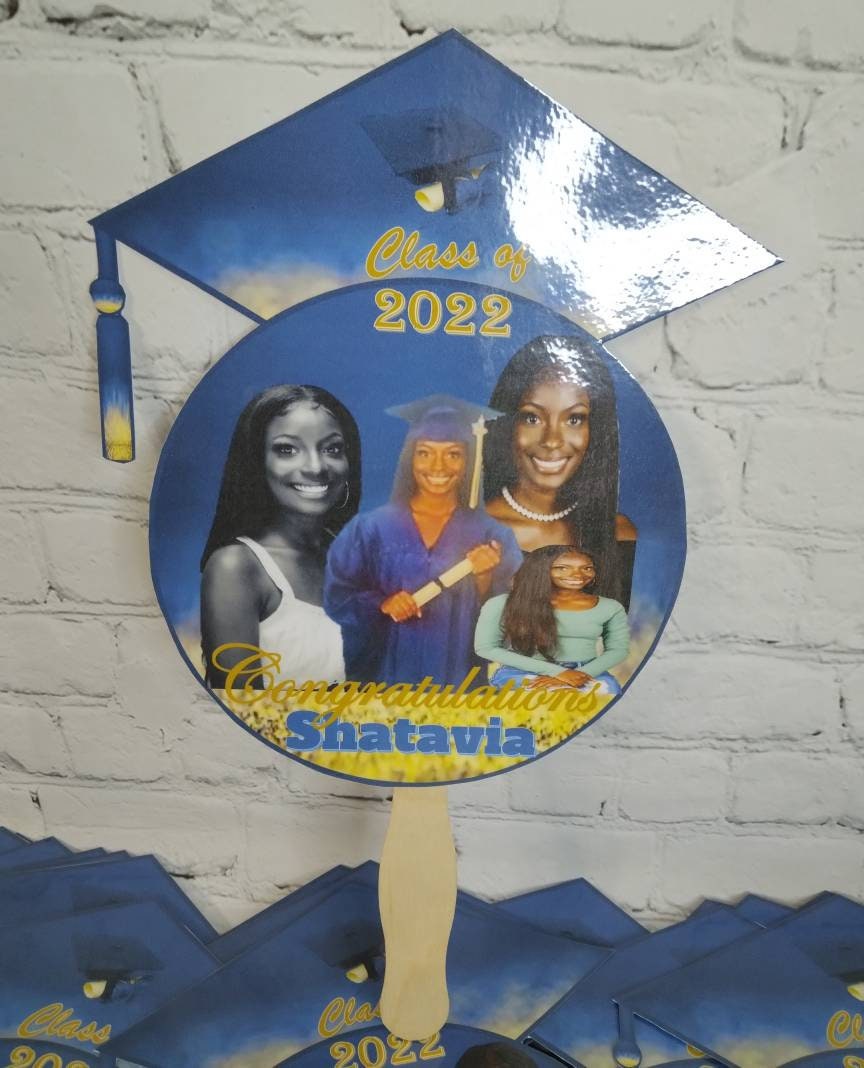 12 Personalized Graduation Fans. Graduation Gift. Class of Etsy