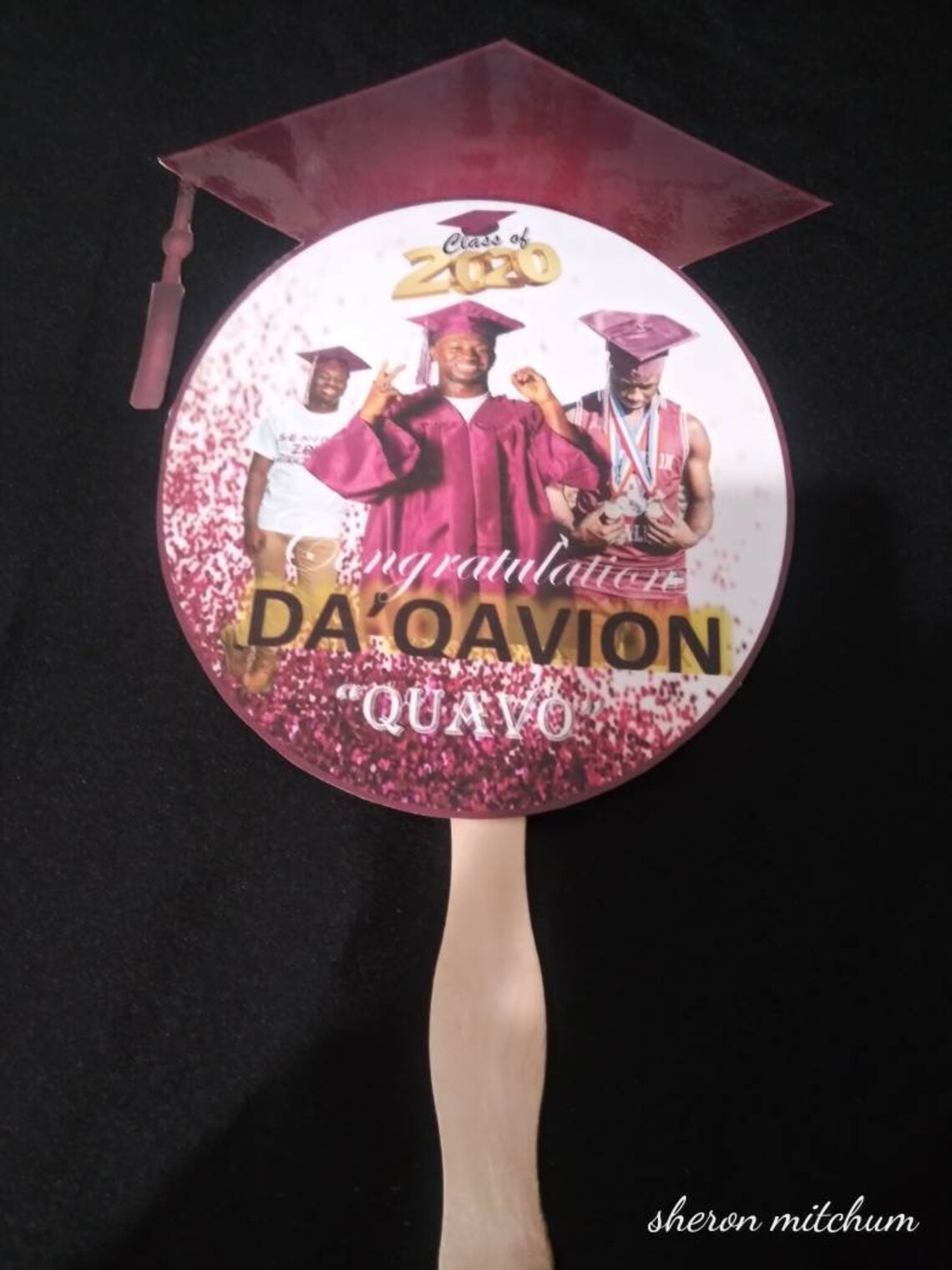 12 Personalized graduation fans. Graduation gift. Class of Etsy