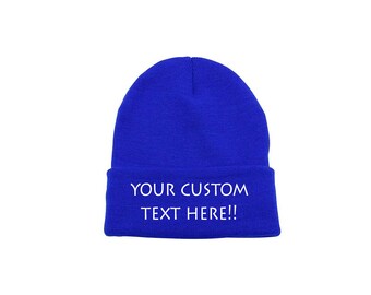 custom embroidered ski hats