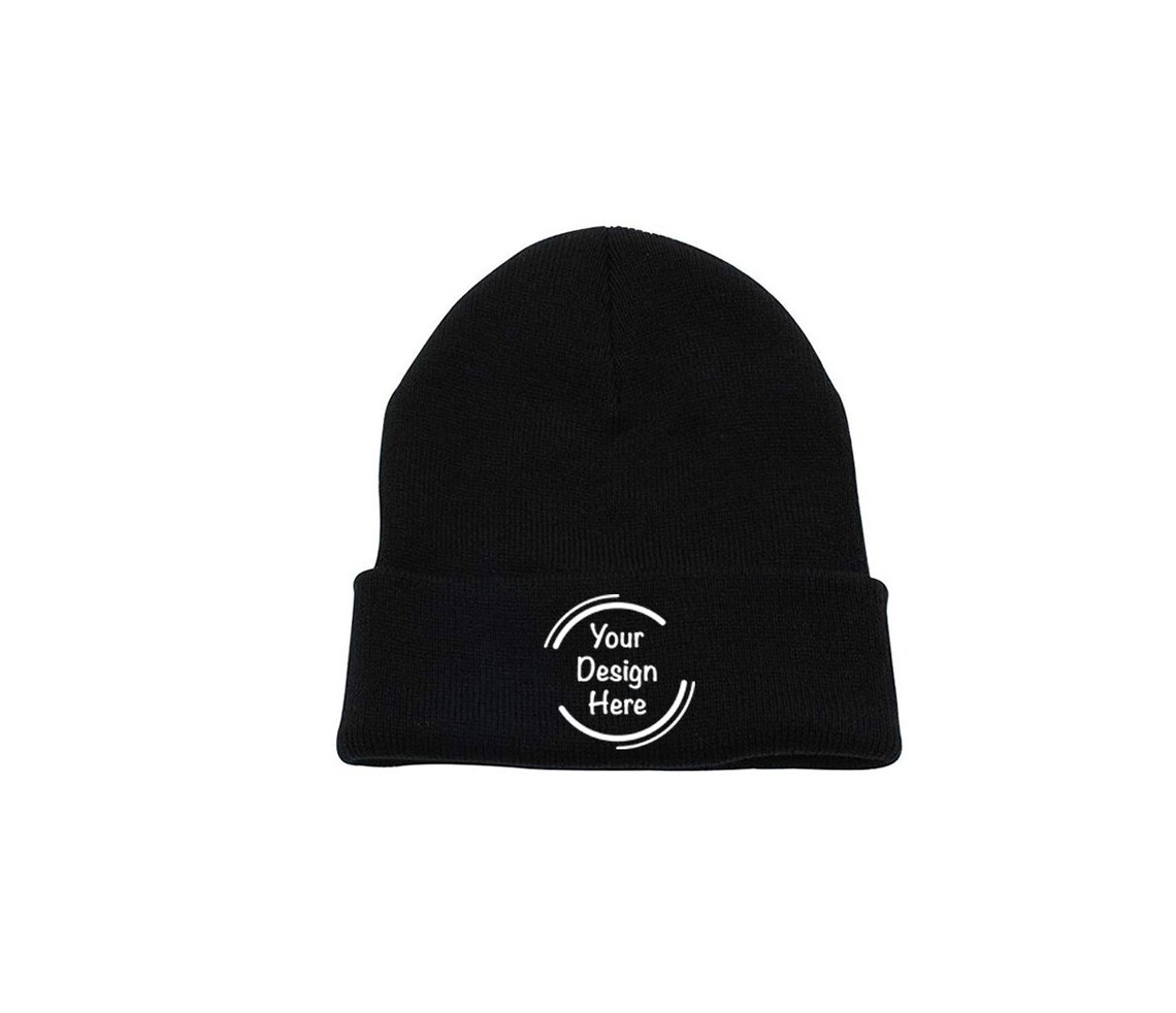 Custom Embroidered Beanies Personalized With Any Text And Any Color