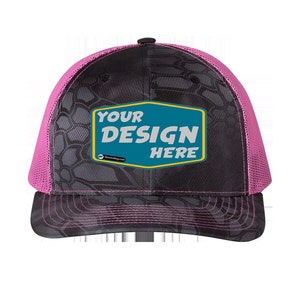 Custom Trucker Hat, Any Picture, Custom Logo, Custom Design - Richardson 112P