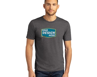 Custom Tri-Blend DTG Tee: District PosiPrint Fabric