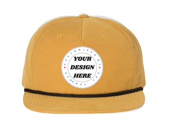 Gorra snapback de algodón con bordado personalizado - Gorra de béisbol retro personalizada