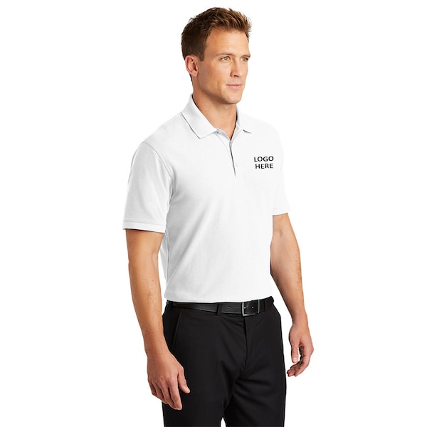 Pique Polo Precision: Custom Made with Personalized Embroidered Logo Detail SA-K154