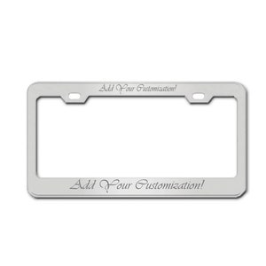 ENGRAVED METAL License Plate Frames - Value and Quality